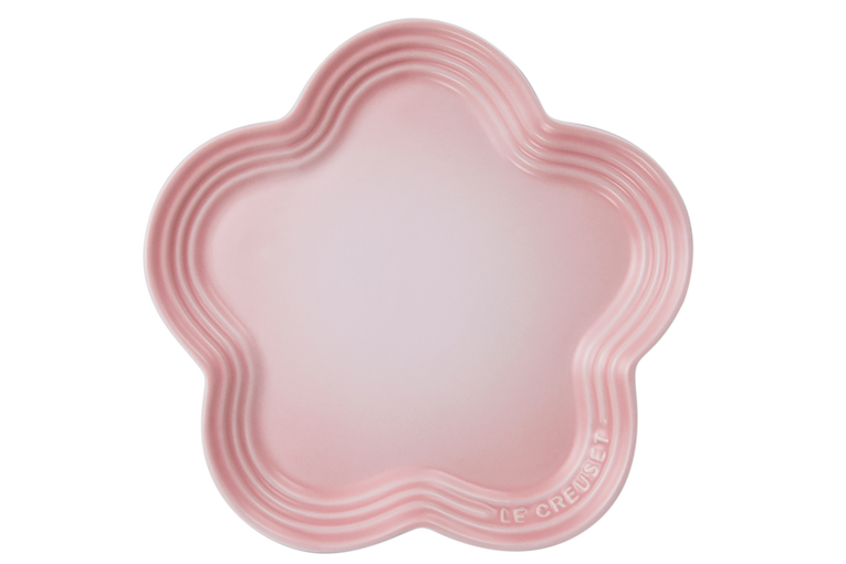 Stoneware Flower Plate