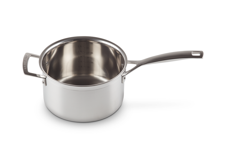 3 Ply Stainless Steel Saucepan With Lid Le Creuset Au