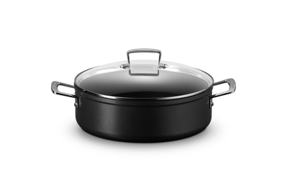 Toughened Non-Stick Sauteuse with Glass Lid