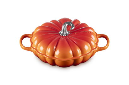 Cast Iron Pumpkin Shallow Casserole
