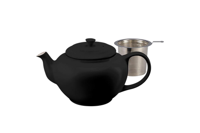Stoneware Teapot with Stainless Steel Infuser