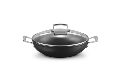 Toughened Non-Stick Shallow Casserole with Glass Lid