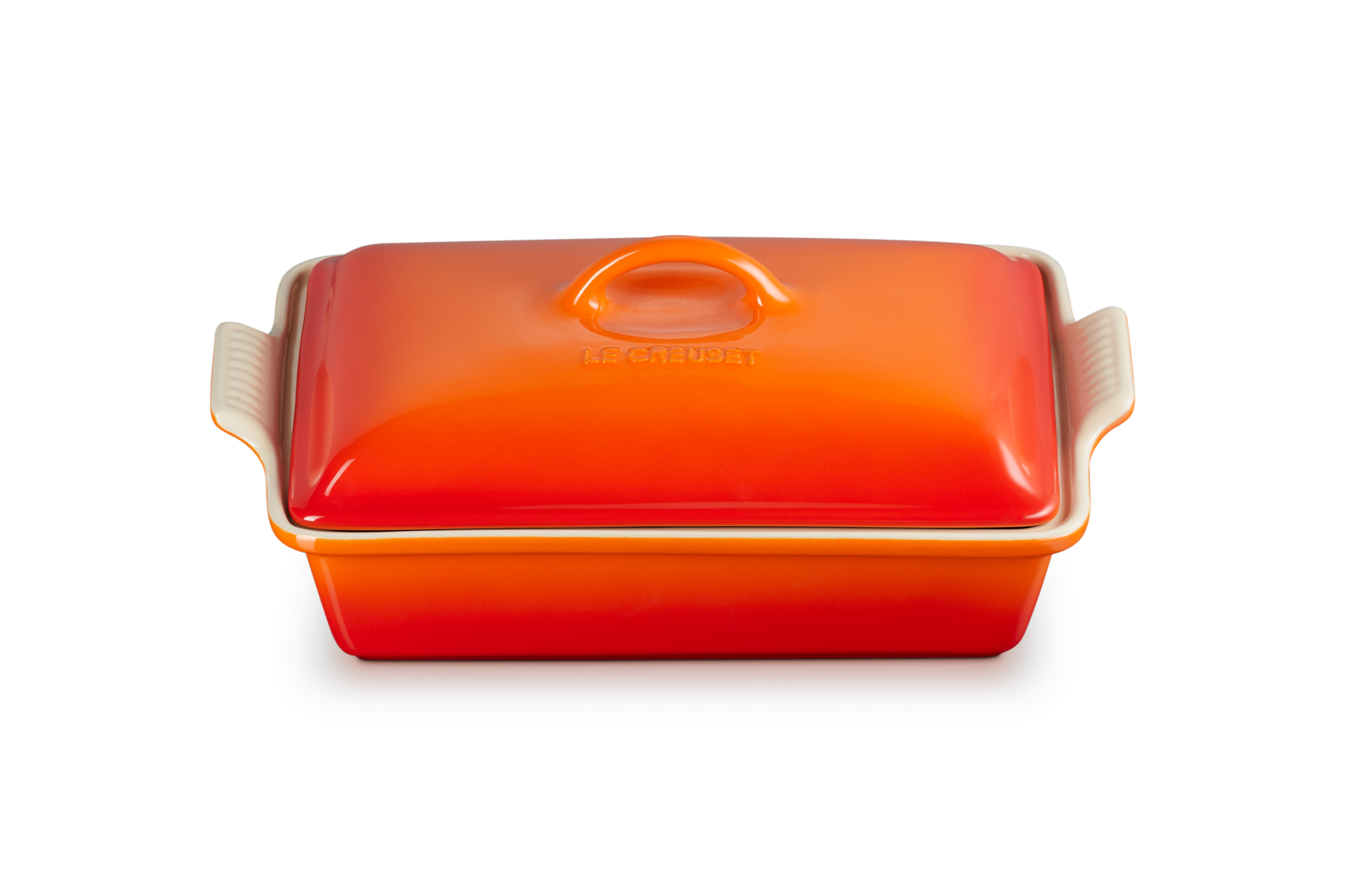 Le Creuset Heritage Flame Stoneware Rectangular Dish 1.1 Quart 