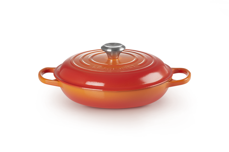 【新品　レア】30cm ル・クルーゼ SHALLOW CASSEROLE 新品レア】30cm ル・クルーゼ SHALLOW CASSEROLE