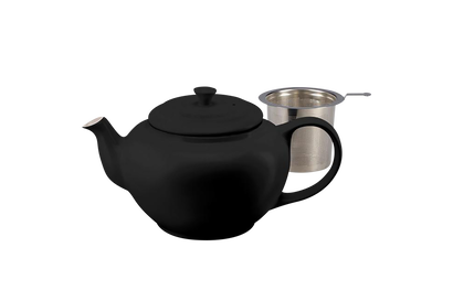 Stoneware Teapot with Stainless Steel Infuser