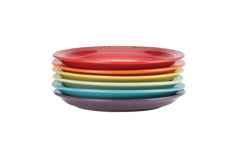 Le creuset hotsell rainbow plates