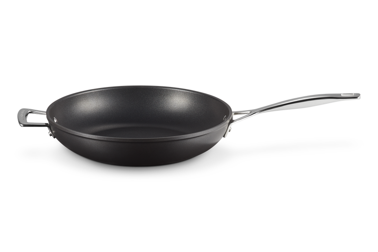 Toughened Non Stick Deep Frying Pan With Helper Handle Le Creuset Australia