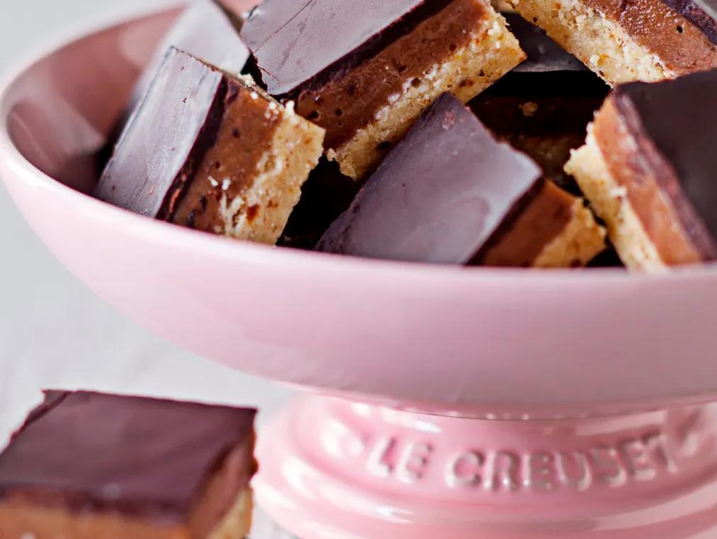 Almond Caramel Squares