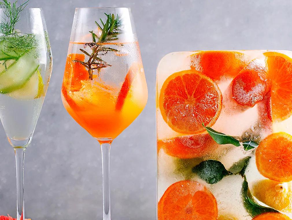 Citrus Skins And Vodka Fizz