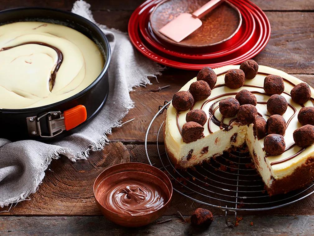 Nutella Swirl Cheesecake