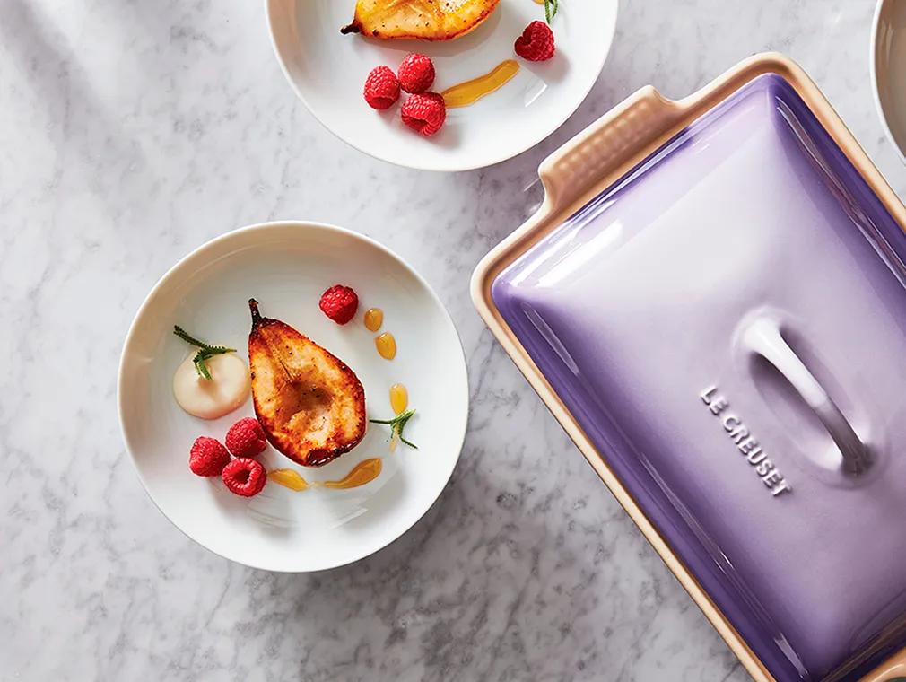 Lavender-Roasted Pears