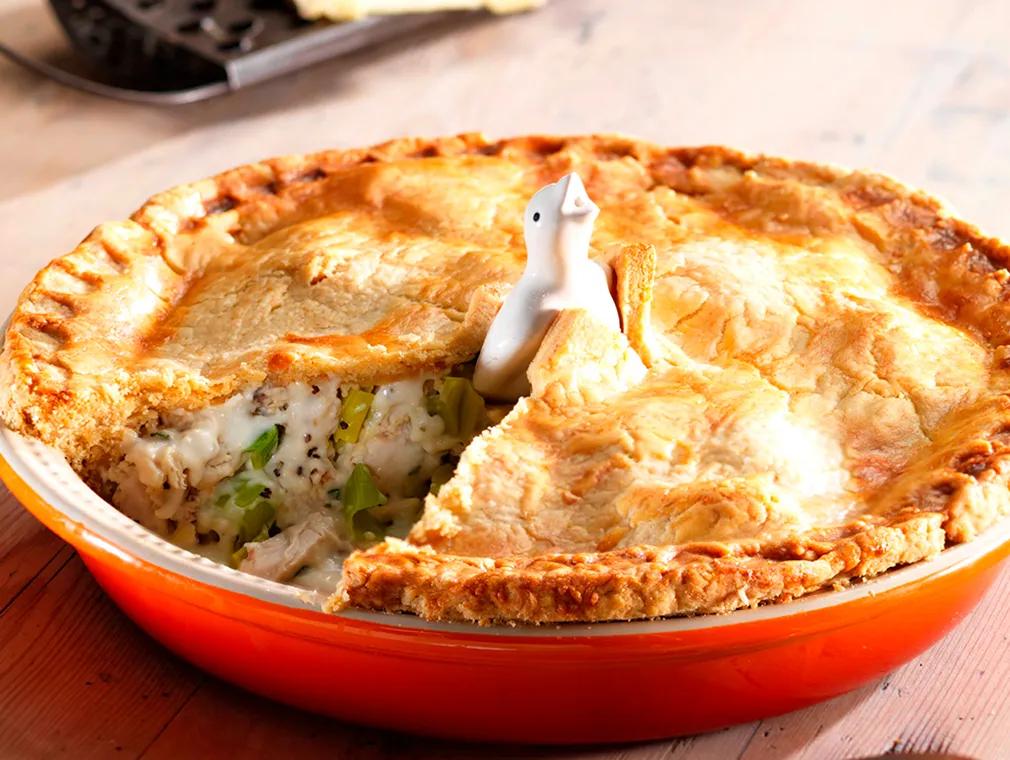 Chicken, Leek & Mushroom Pie