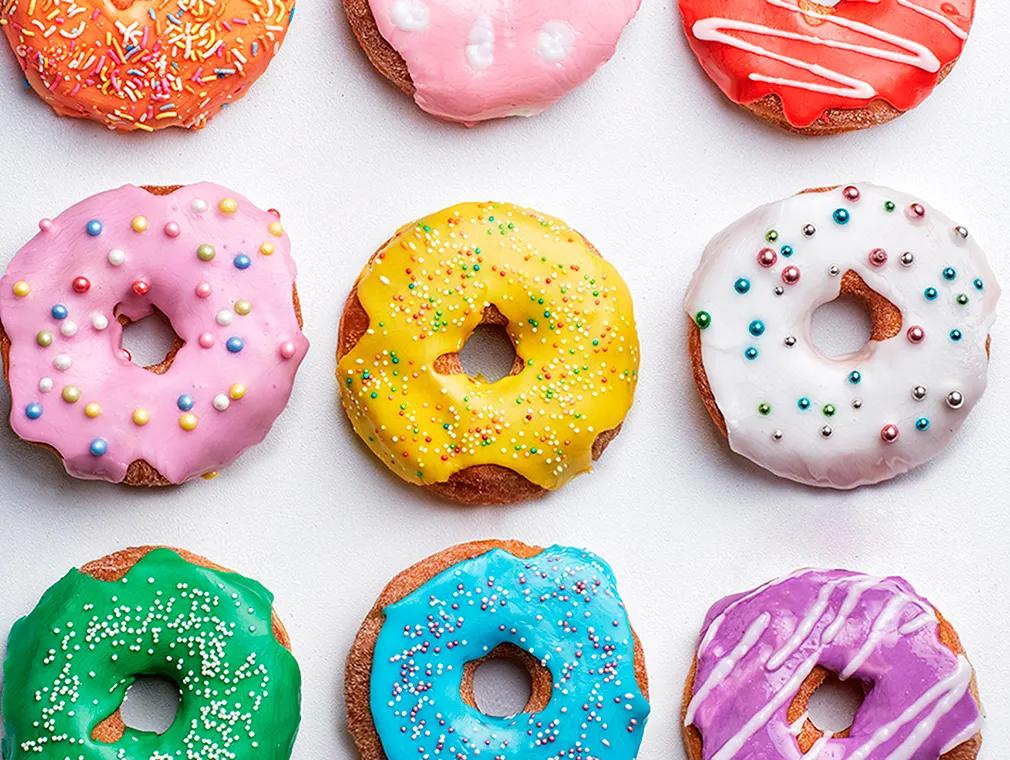 Rainbow Doughnuts