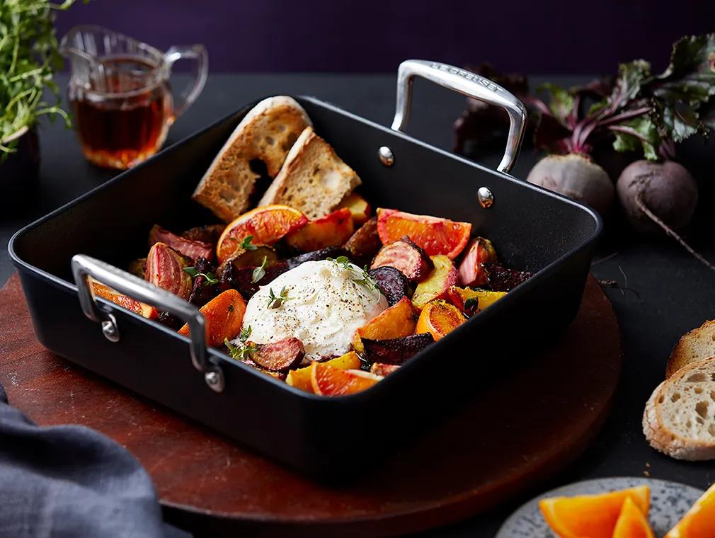 Flavour Revival Braised Beetroot with Burrata and Orange
