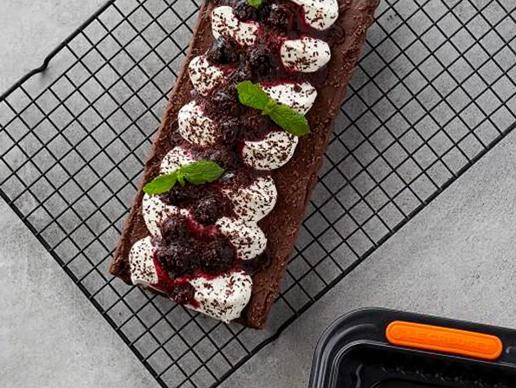 Chocolate and Cherry Tart