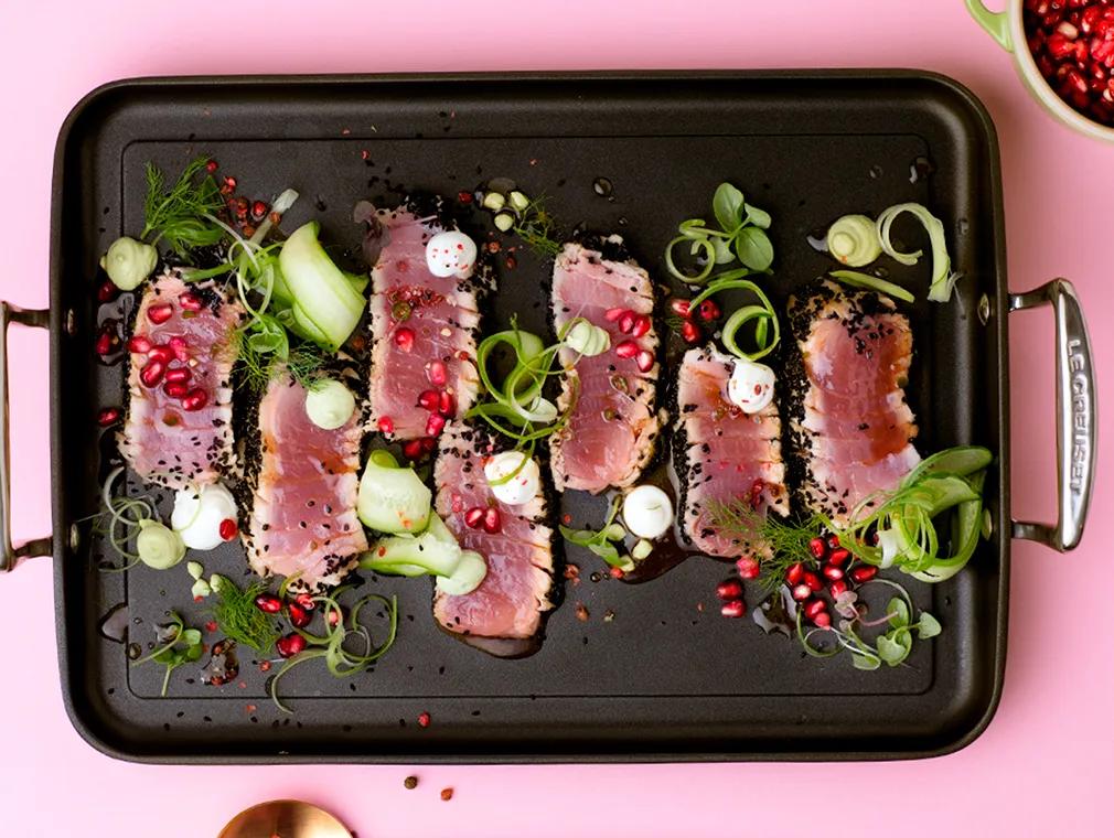 Seared Black Sesame & Pink Peppercorn Tuna