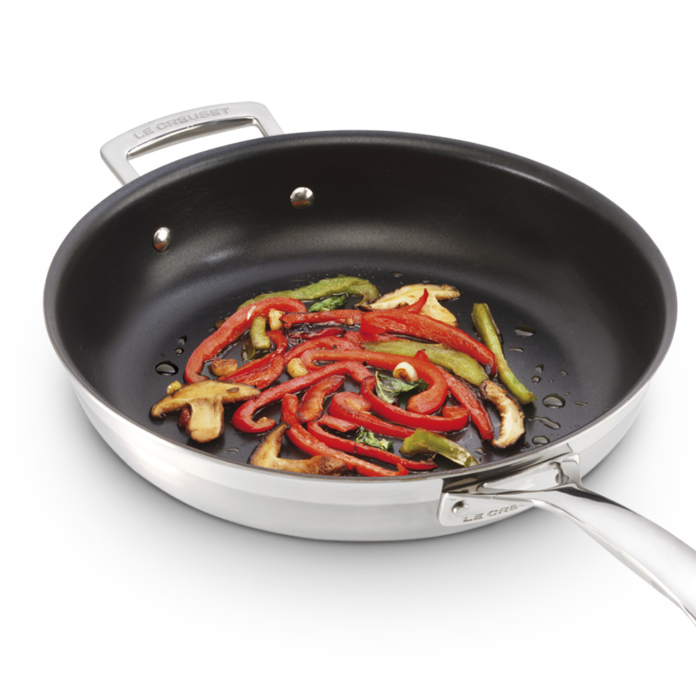 Le Creuset 3-ply wok 30 cm, 4.3L
