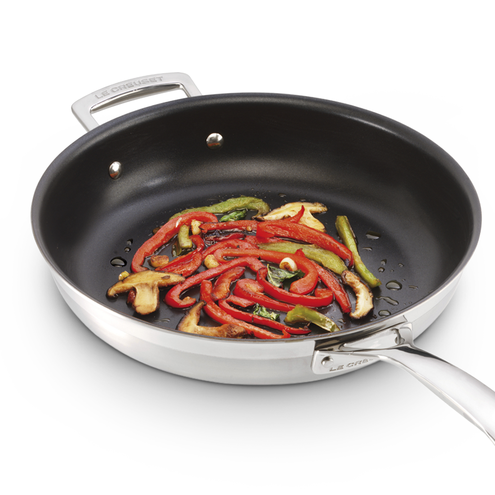 Le Creuset 3-ply wok 30 cm, 4.3L