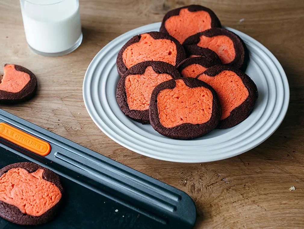 Pumpkin Slice-and-Bake Cookies