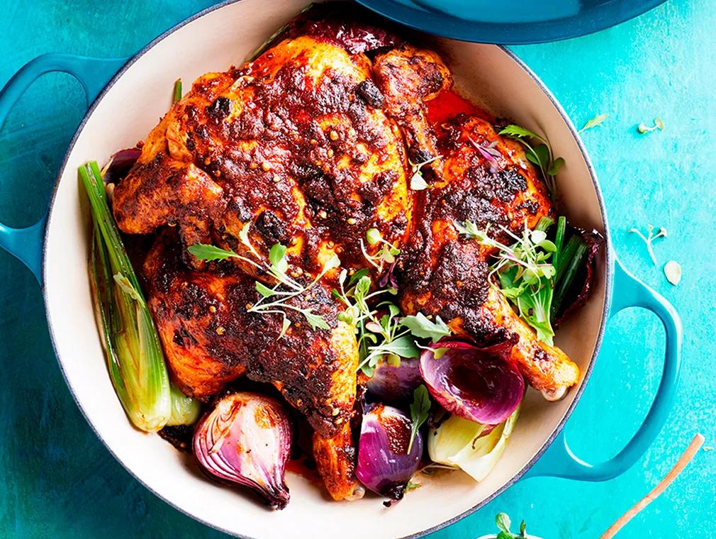 Cajun-Spiced Spatchcock Chicken