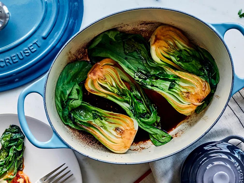 Baby Bok Choy Salad with Sambal Vinaigrette
