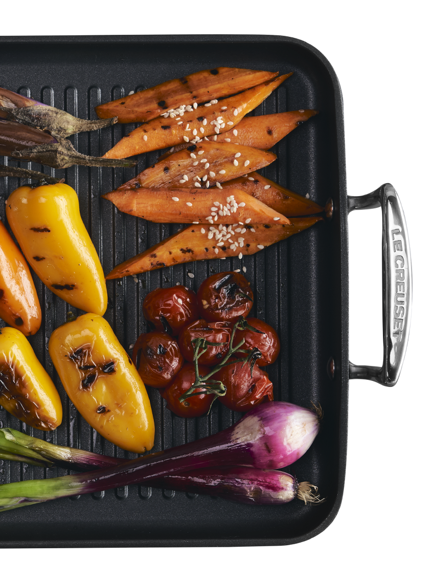 Toughened Non Stick Ribbed Rectangular Grill Le Creuset AU